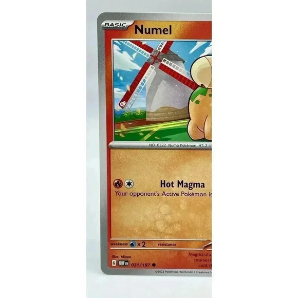 Numel 031/197 S&V: Obsidian Flames Non-Holo Pokémon TCG Mint Unplayed - Picture 2 of 6